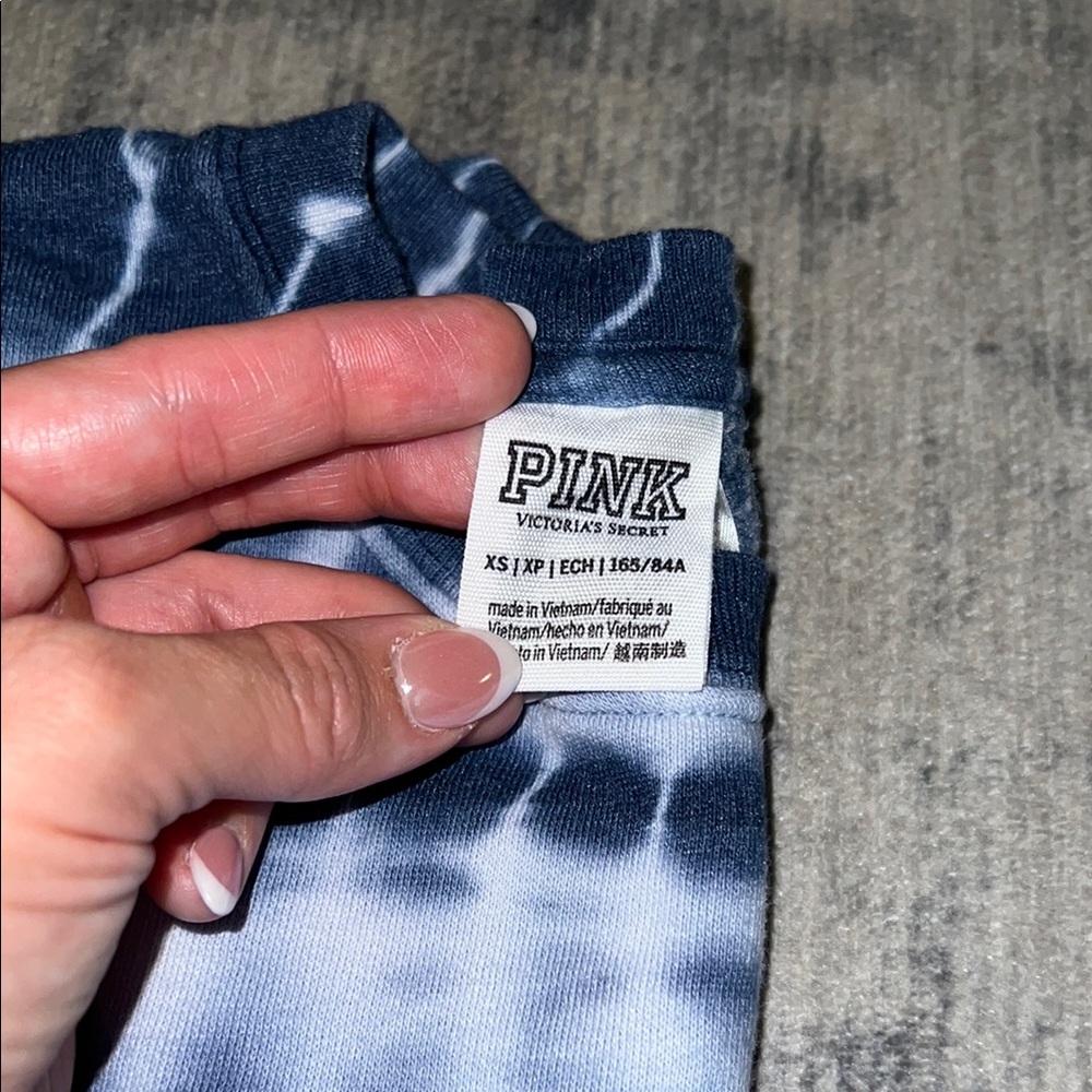 PINK Tie-Dye and Gray Jogger Set - Picture 4 of 5